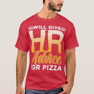 Camiseta Emprego Especialista Hr do Gestor de Pizza de Recu