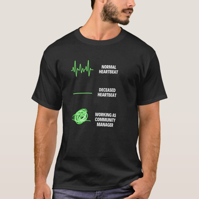 Camiseta Empregos do Community Manager Community Manager (Frente)