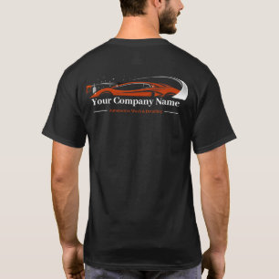 Camiseta Empresa de Lavagem de Carros de Detalhamento Autom
