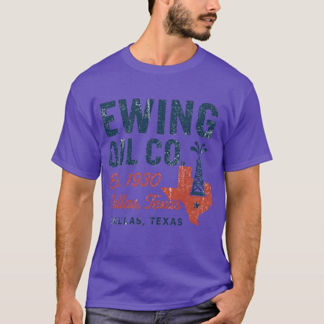 CAMISETA EMPRESA DE PETRÓLEO EWING (Frente)
