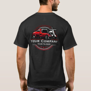 Camiseta Empresa de reboque profissional, serviço de cabele