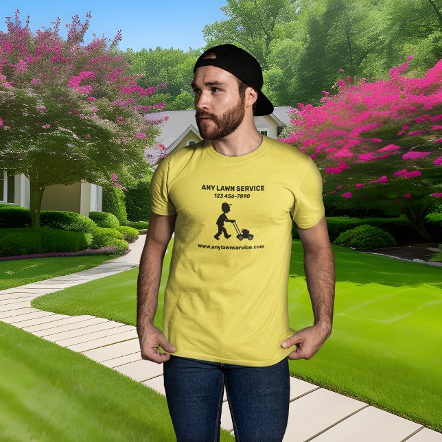 Camiseta Empresa de Serviços Lâmina Amarelo (Criador carregado)