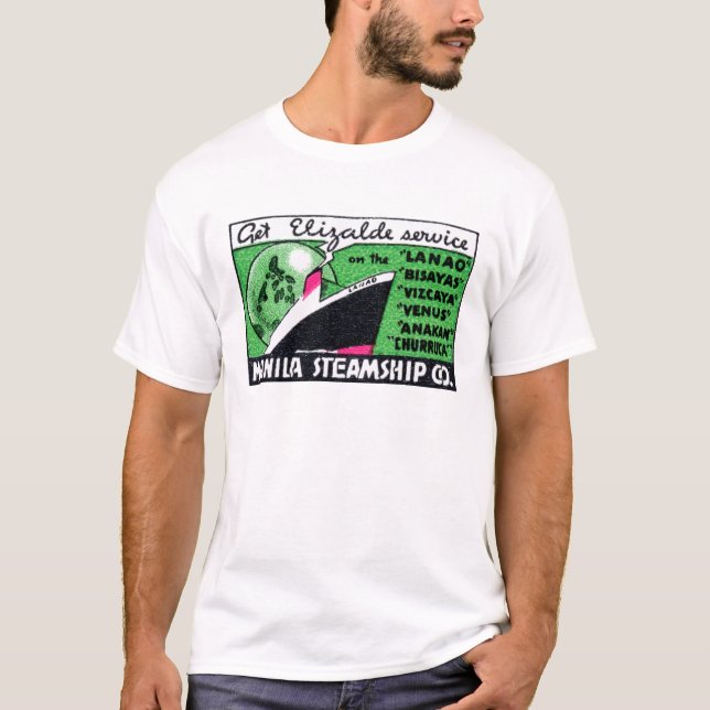 Camiseta Empresa de Steamship de 1930 (Frente)
