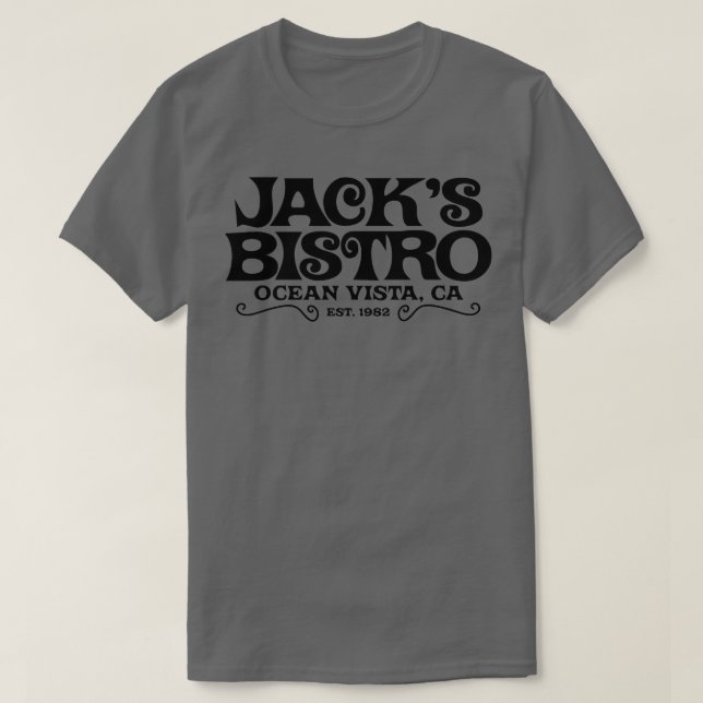 Camiseta Empresa Jacks Bistro Thres (Frente do Design)