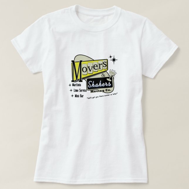 Camiseta Empresa Movers e Shakers Moving (Frente do Design)