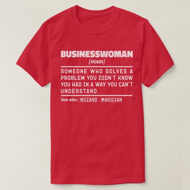 Camiseta Empresa Noun Professional Mãe Ideia Presente (Frente do Design)