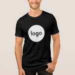 Camiseta Empresa Personalizada de Logotipo Comercial<br><div class="desc">Logotipo comercial Personalizado Camisa-Funcionarios da Empresa do Funcionário. Modelo simples de logotipo da empresa personalizada.</div>