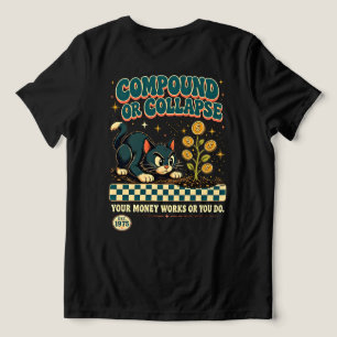 Camiseta Empresária Boss Babe - Composto Gato Dinheiro