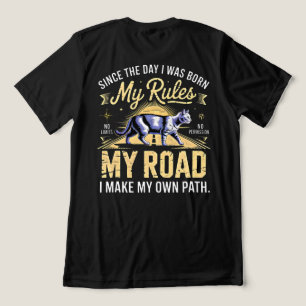 Camiseta Empresária Gata Minhas Regras Minha Estrada - Trab
