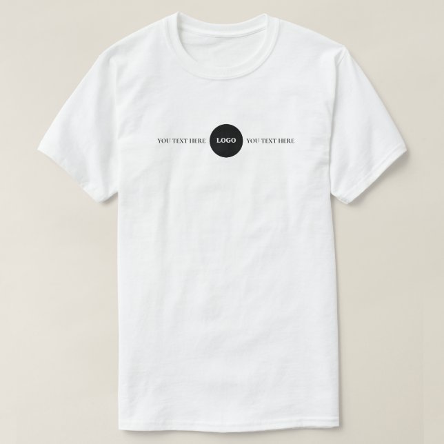 Camiseta Empresarial com Logotipo Personalizado (Frente do Design)