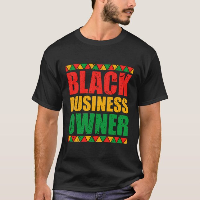 Camiseta Empresário Black Business Proprietário do Ceo Negr (Frente)