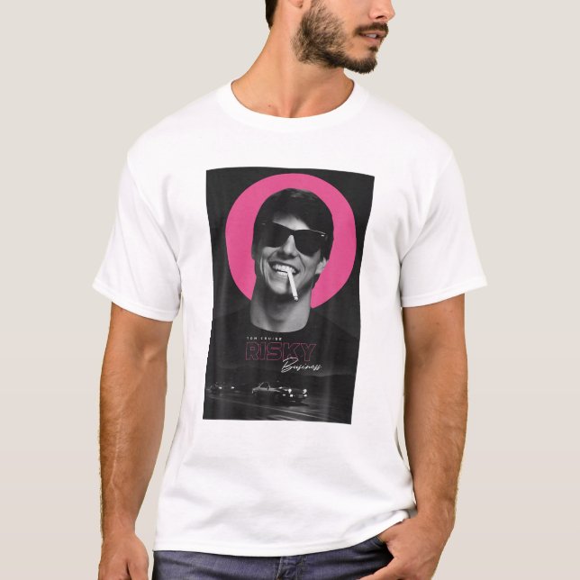 Camiseta Empresas Engraçadas Design de Artes Clássicas Risc (Frente)