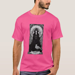 Camiseta Empress Tarot Card Vintage Occult Femi