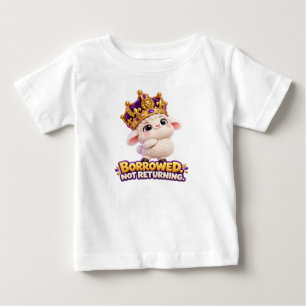 Camiseta Emprestado. Não Devolvendo. – Coroa de Cordeiro Fo
