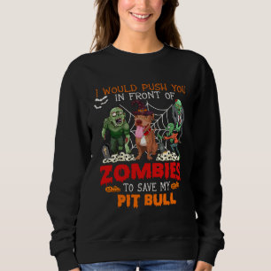 Camiseta Empurrá-lo Na Frente Dos Zumbis Para Salvar Meu Pi