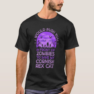 Camiseta Empurra-Te Em Zombies Para Salvar A Minha Diversão