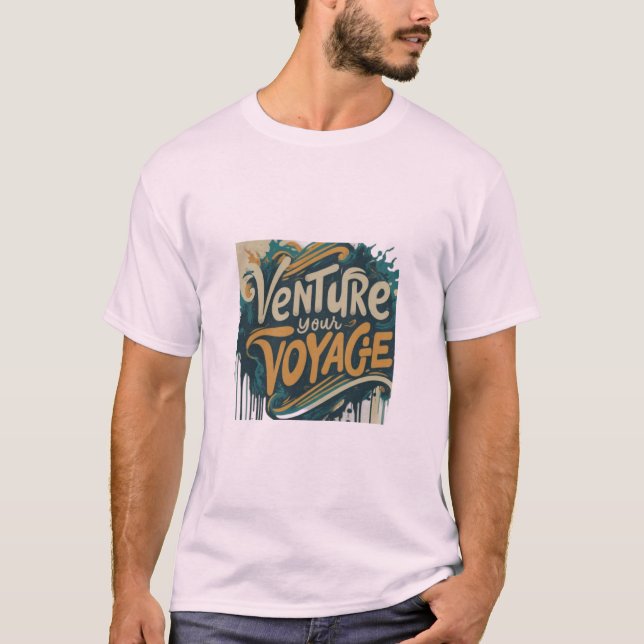 Camiseta Empurre a sua viagem (Frente)
