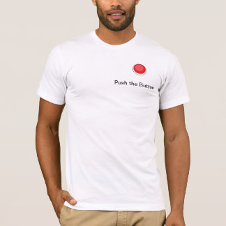 Camiseta Empurre o Roupa dos Homens do Botão