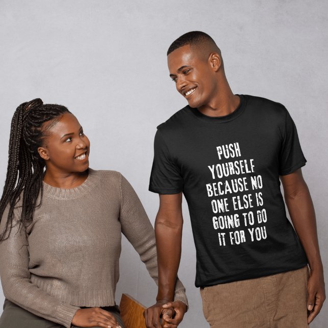 Camiseta Empurre-se (Criador carregado)