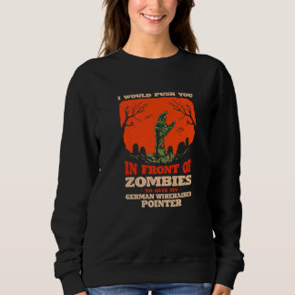 Camiseta Empurre Você Em Zumbis Para Salvar Meu P