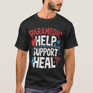 Camiseta Ems paramédicos E Emt Para Primeiros Socorros De E
