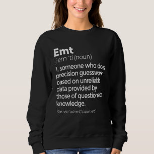 Camiseta Emt Definição Funny Ems Emergency Medical Technic