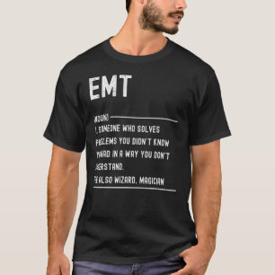 Camiseta Emt Definição Shirts Funny Job