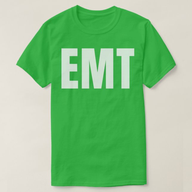 Camiseta Emt Funny Job Title Profissão de Aniversário Ideia (Frente do Design)