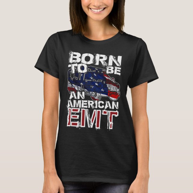 Camiseta EMT - Marca Americana Incomodada para EMTs (Frente)