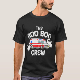 Camiseta EMT paramédico EMS Boo Boo Boo Crew Ghost
