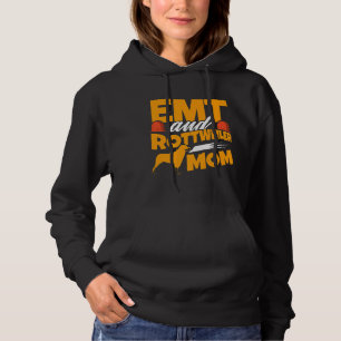 Camiseta Emt Rottweiler Mãe Cães Emergência Paramedi