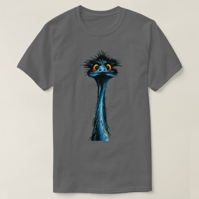 Camiseta emu atordoado (Frente do Design)