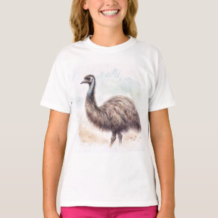 Camiseta Emu Bird Watercolor