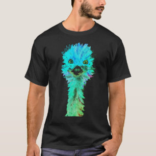 Camiseta Emu Birds Engraçado Humor Ostrich Emo Animal