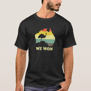Camiseta Emu Guerra 1932 Funy Austrália História