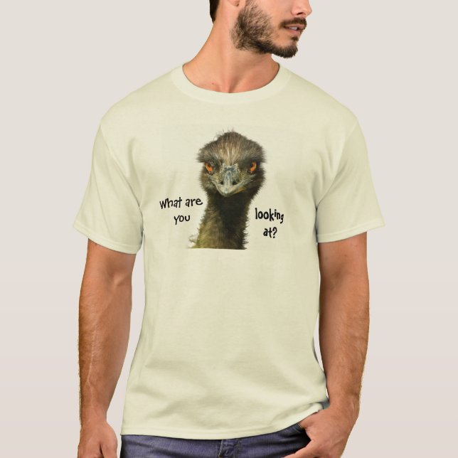 Camiseta Emu quem você que olha? (Frente)