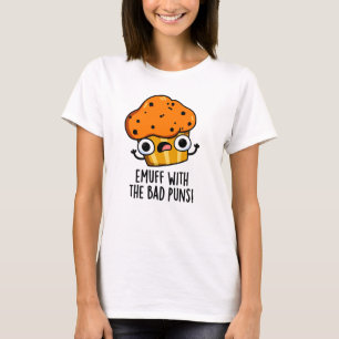 Camiseta Emuff Com O Mau Puns Comida Muffin