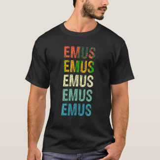 Camiseta Emus Retro Vintage T Shirt