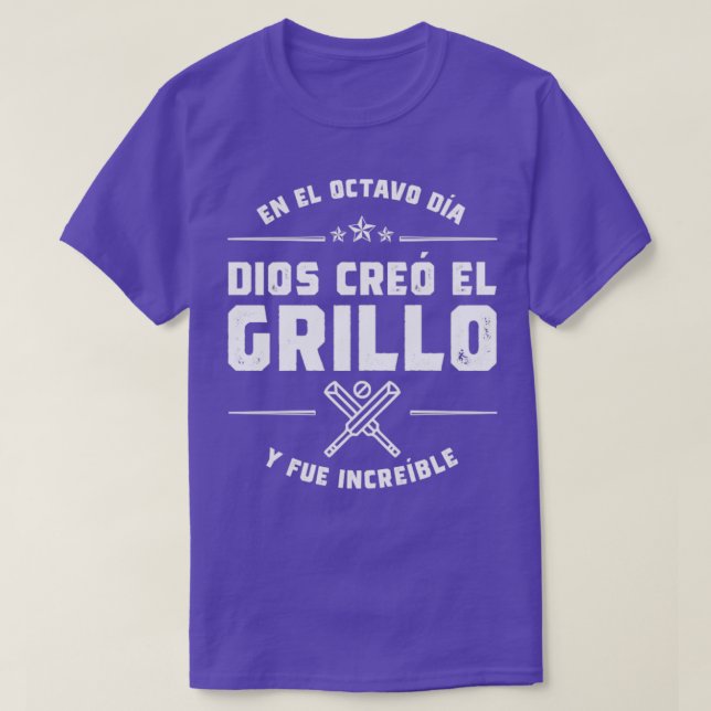 Camiseta En el octavo da Dios cre el Grillo (Frente do Design)