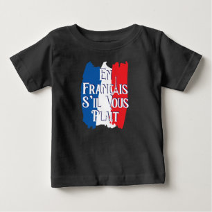 Camiseta En Francais S'il Vous Plait - Língua Francesa