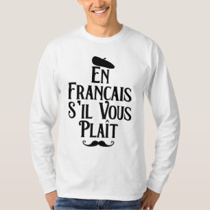 Camiseta En Francais S'il Vous Plait - Professor Francês