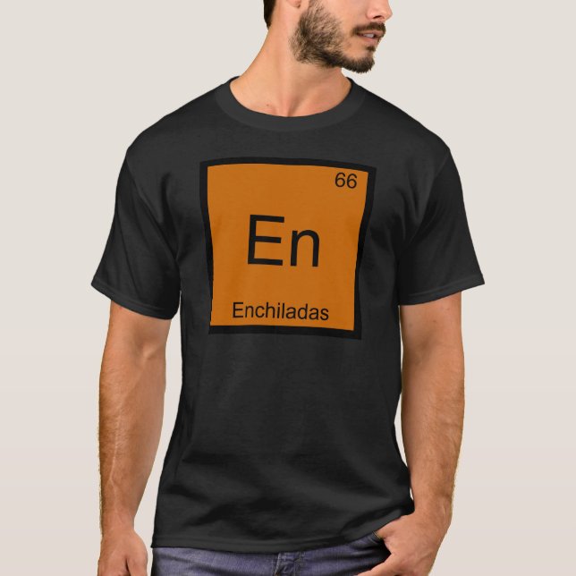 Camiseta En - Símbolo de Elemento de Química Diver (Frente)