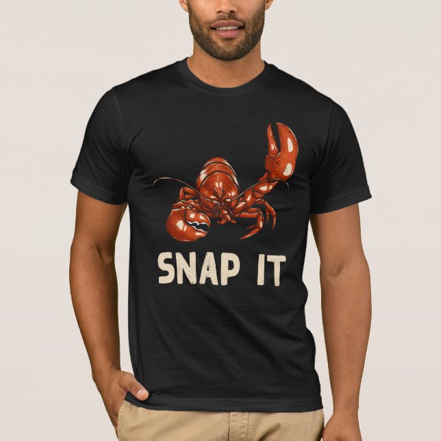 Camiseta Encaixe A Crawfish Quote (Frente)