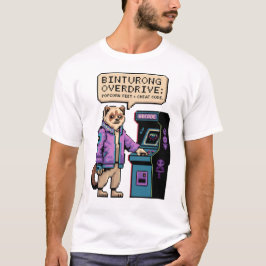 Camiseta Encaixe Binturong - Código de Comida de Pés de Pip