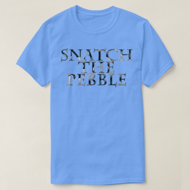 Camiseta Encaixe o Pebble (Frente do Design)