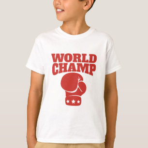 Camiseta Encaixotamento do campeão do mundo