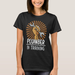 Camiseta Encanador em Treinamento Cano Encanação Encanadore
