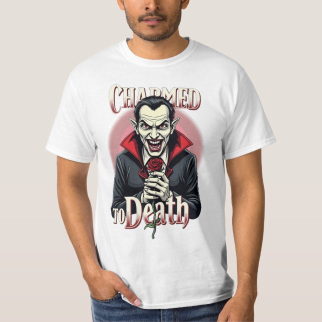 Camiseta Encantado até o Horror do Dia das Bruxas (Frente)