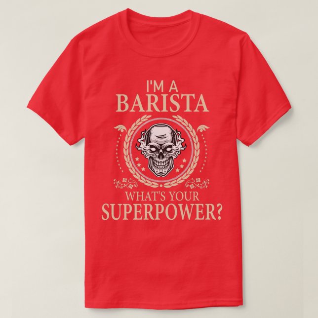 Camiseta Encantado Barista (Frente do Design)