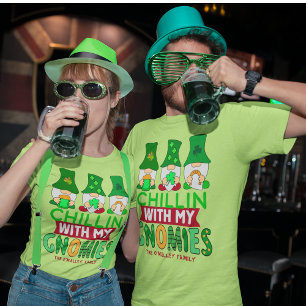 Camiseta Encantado com Gnomies St Paddys Day Unisex